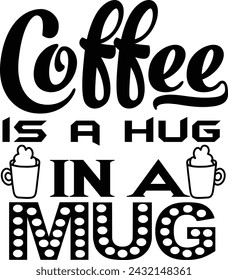 Coffee Typography And Vector T-Shirt Design