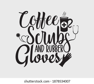 tipografía de café Diseño de cosecha. Escudos De Café Y Guantes De Goma. Saque el afiche de la cafetería, la camiseta para los adictos a la cafeína. Caligrafía moderna para publicidad de productos impresos, banners, menú café.