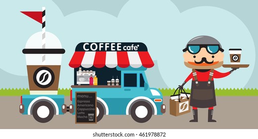 Coffee Van Hd Stock Images Shutterstock