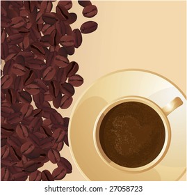 Coffee. Vector.