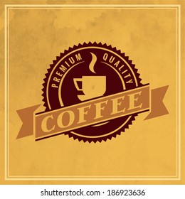 coffee vector aged retro coffee label and tag coffee espresso classic product bean formal right cafe elderly sign luxurious letterpress latte antique teacup art banner tea ethical moral letterhead gra