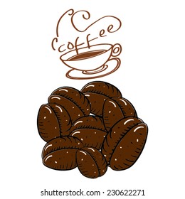 Coffee vector backgrounds