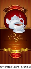 Coffee vector banner