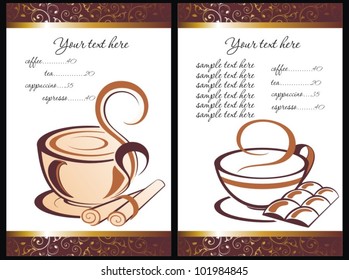 Coffee vector banners