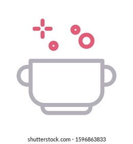 coffee vector color line icon 