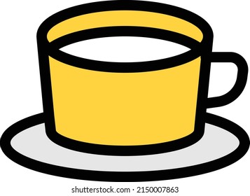 coffee vector color line icon