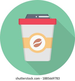 coffee vector colour flat icon