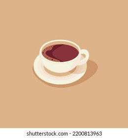 Kaffeevektordesign für die gewerbliche Nutzung