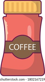 coffee vector flat color icon 