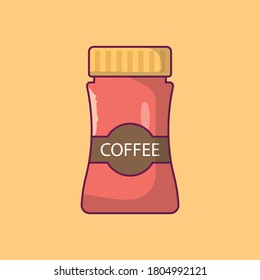 coffee vector flat color icon