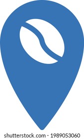 icono de color de glifo vector de café