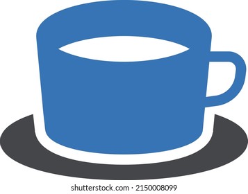 coffee vector glyph color icon