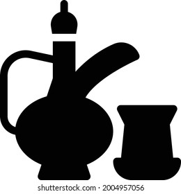 coffee vector glyph flat icon