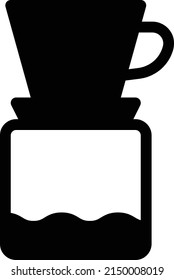 coffee vector glyph flat icon