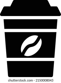coffee vector glyph flat icon