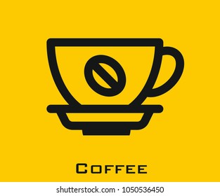 Coffee vector icon