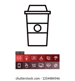 Coffee vector icon