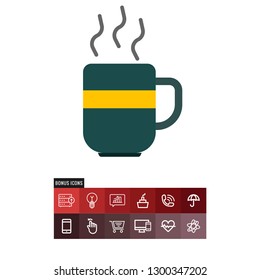 Coffee vector icon