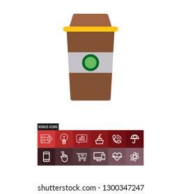 Coffee vector icon