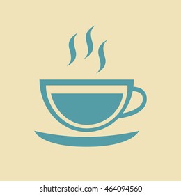 Coffee vector icon 