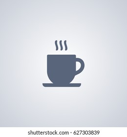 Coffee Vector Icon, Cafe Vector Icon