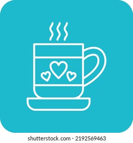 Icono del vector del café. Se puede usar para imprimir, móviles y aplicaciones web.