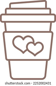 Coffee vector icon. Can be used for printing, mobile and web applications.