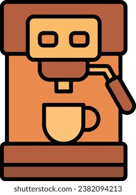 Kaffee-Vektorsymbol. Kann für Druck-, Mobil- und Web-Anwendungen verwendet werden.