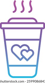 Coffee vector icon. Can be used for printing, mobile and web applications.