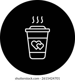 Coffee vector icon. Can be used for printing, mobile and web applications.