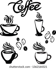 coffee vector icon. Concept for menu, web design, logo 