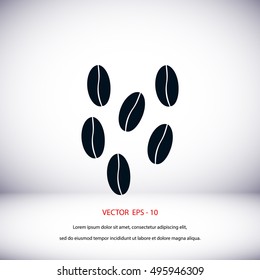 coffee vector icon, flat design best vector icon
