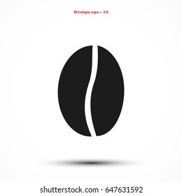 coffee vector icon, flat design best vector icon