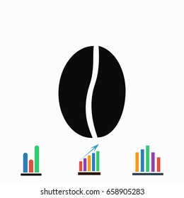 coffee vector icon, flat design best vector icon