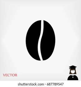 coffee vector icon, flat design best vector icon