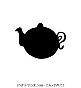 ilustración de icono del vector de café en fondo blanco
