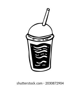 coffee vector icon illustration on white background