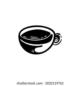 coffee vector icon illustration on white background