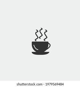 Coffee vector icon illustration sign