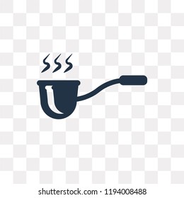 Coffee vector icon isolated on transparent background, Coffee transparency concept can be used web and mobile