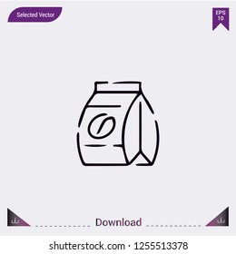 Coffee vector icon. Modern, simple, isolated, flat best quality icon for web site designs or mobile apps. Vector illustration.