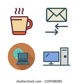 coffee vector icon set