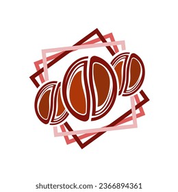 coffee vector icon, simple logo design.
