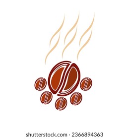 coffee vector icon, simple logo design.