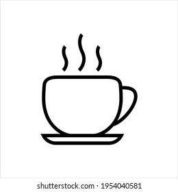 Diseño de símbolo de icono del vector del café