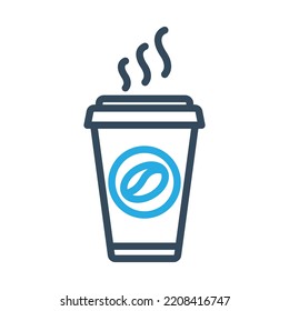 Coffee Vector Icon which is suitable for commercial work and easily modify or edit it

