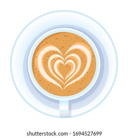Icono de vector de café.Icono vectorial de caricatura aislado en café de fondo blanco.