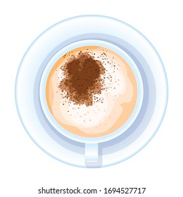 Coffee vector icon.Cartoon vector icon isolated on white background coffee.