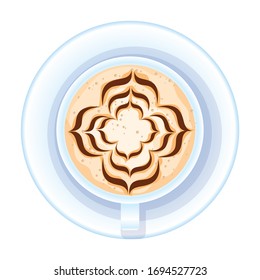 Coffee vector icon.Cartoon vector icon isolated on white background coffee.