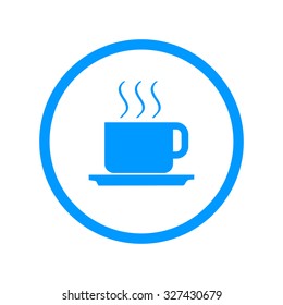 coffee vector illustration. Flat design style EPS